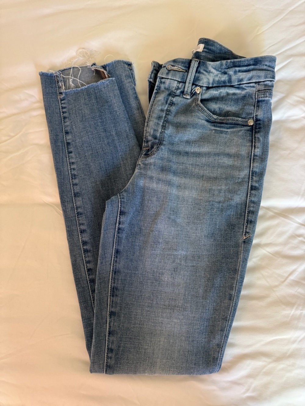 Good American Skinny Jeans in Faded Blue